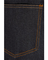 Темно-синяя джинсовая юбка-карандаш от Burberry