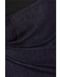 Темно-синяя джинсовая юбка-карандаш от Dolce & Gabbana