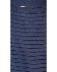 Темно-синяя джинсовая юбка-миди от Cynthia Rowley