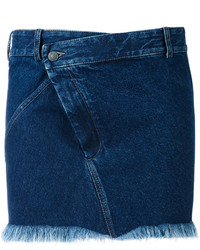 Темно-синяя джинсовая юбка от A.F.Vandevorst