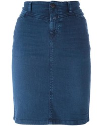Темно-синяя джинсовая юбка от Closed