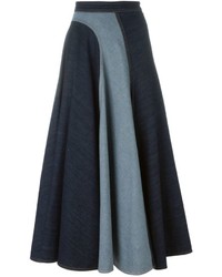 Темно-синяя джинсовая юбка от Lanvin
