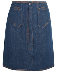 Темно-синяя джинсовая юбка от MiH Jeans