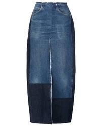 Темно-синяя джинсовая юбка от Tome