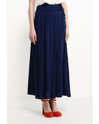 Темно-синяя длинная юбка от MadaM T