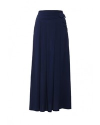 Темно-синяя длинная юбка от MadaM T