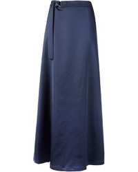 Темно-синяя длинная юбка от Nomia