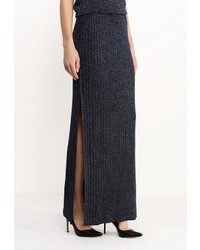 Темно-синяя длинная юбка от Patrizia Pepe
