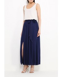 Темно-синяя длинная юбка от Vis-a-Vis