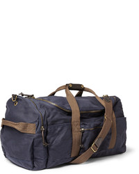 Мужская темно-синяя дорожная сумка из плотной ткани от J.Crew