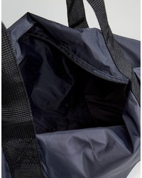 Мужская темно-синяя дорожная сумка из плотной ткани от Farah