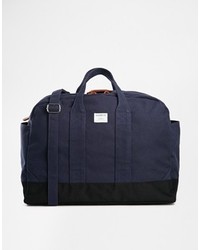 Мужская темно-синяя дорожная сумка из плотной ткани от SANDQVIST