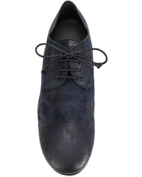 Мужская темно-синяя замшевая обувь от Marsèll