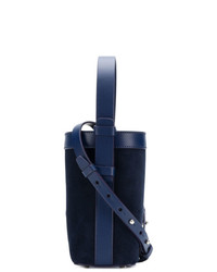 Темно-синяя замшевая сумка через плечо от Nico Giani