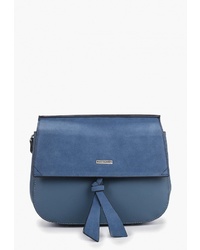 Темно-синяя замшевая сумка через плечо от Wittchen