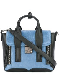 Женская темно-синяя замшевая сумка от 3.1 Phillip Lim