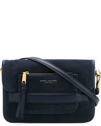 Женская темно-синяя замшевая сумка от Marc Jacobs