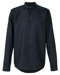 Мужская темно-синяя классическая рубашка от Ami Paris