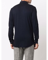 Мужская темно-синяя классическая рубашка от Glanshirt