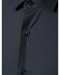 Мужская темно-синяя классическая рубашка от Barba