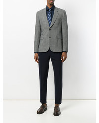 Мужская темно-синяя классическая рубашка от Xacus