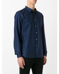 Мужская темно-синяя классическая рубашка от Ps By Paul Smith