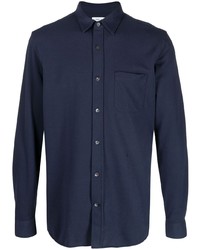 Мужская темно-синяя классическая рубашка от Closed
