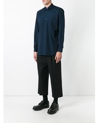 Мужская темно-синяя классическая рубашка от Comme Des Garcons SHIRT