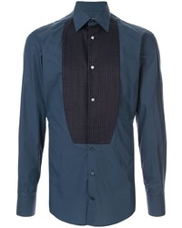 Мужская темно-синяя классическая рубашка от Dolce & Gabbana