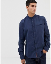Мужская темно-синяя классическая рубашка от Esprit