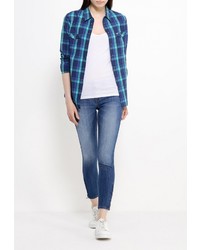 Женская темно-синяя классическая рубашка от Lee