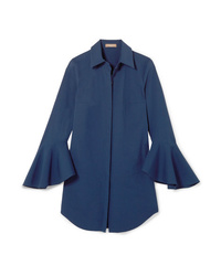 Женская темно-синяя классическая рубашка от Michael Kors Collection