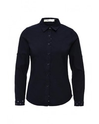 Женская темно-синяя классическая рубашка от Paccio