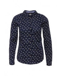 Женская темно-синяя классическая рубашка от SPRINGFIELD