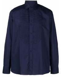 Мужская темно-синяя классическая рубашка от Tagliatore