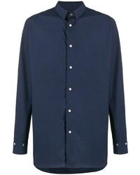 Мужская темно-синяя классическая рубашка от Zucca