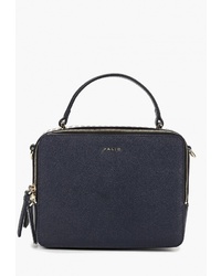 Темно-синяя кожаная большая сумка от Palio