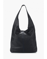 Темно-синяя кожаная большая сумка от Roberta Rossi