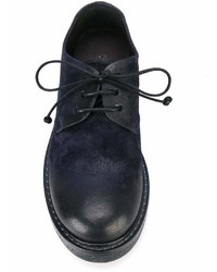 Темно-синяя кожаная обувь от Marsèll
