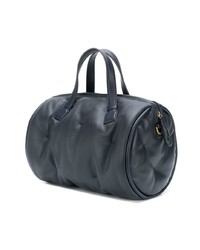 Женская темно-синяя кожаная спортивная сумка от Anya Hindmarch