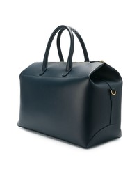 Женская темно-синяя кожаная спортивная сумка от Mansur Gavriel