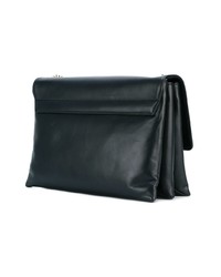 Темно-синяя кожаная сумка-саквояж от Lanvin