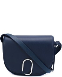 Темно-синяя кожаная сумка через плечо от 3.1 Phillip Lim