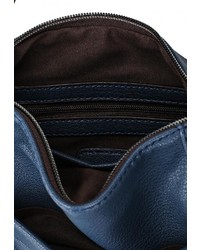 Темно-синяя кожаная сумка через плечо от Bata