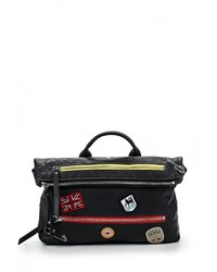 Темно-синяя кожаная сумка через плечо от Pimobetti