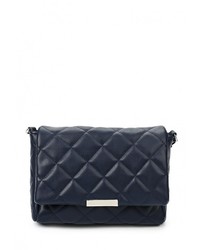 Темно-синяя кожаная сумка через плечо от SPRINGFIELD