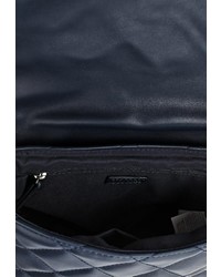 Темно-синяя кожаная сумка через плечо от SPRINGFIELD
