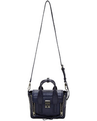 Женская темно-синяя кожаная сумка от 3.1 Phillip Lim