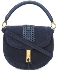 Женская темно-синяя кожаная сумка от Altuzarra