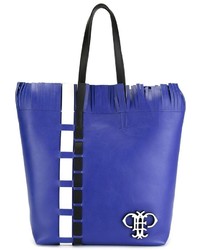Женская темно-синяя кожаная сумка от Emilio Pucci